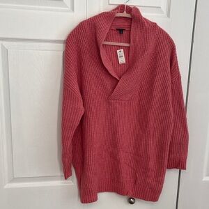 Talbots Pink V-Neck Sweater